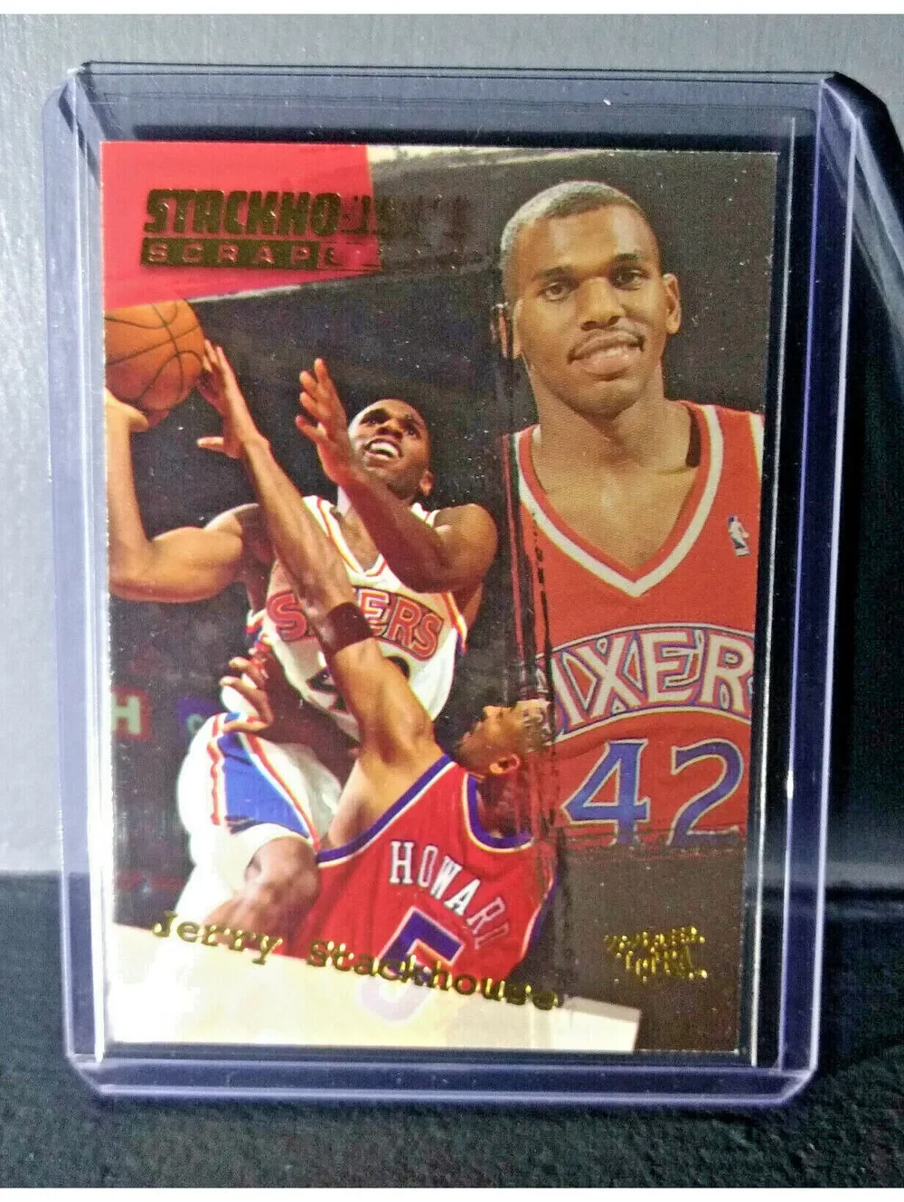 1995-96 Jerry Stackhouse Fleer Ultra Stackhouse's Scrapbook #S-3 Basketball Card
